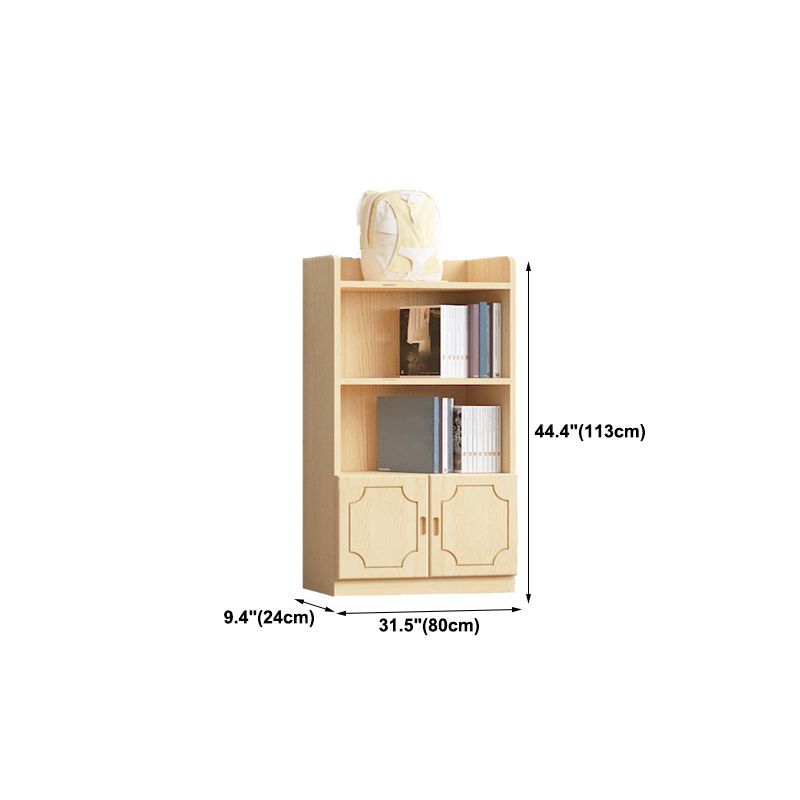 Contemporary Wooden Vertical Book Shelf Closed Back Brown Shelf Bookcase for Study Room Clearhalo 'Bookcases' 'furn' 'furn_bookcases' 'Furniture' 'Office Furniture' 1200x1200_98a16b0c-01de-4d3d-9cad-ff84a9eef16b