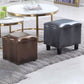 Modern Brown Standard Leather Pure Color Standard for Drawing Room Clearhalo 'furn' 'furn_ottomans_poufs' 'Furniture' 'Living Room Furniture' 'Ottomans & Poufs' 'ottomans_poufs' 1200x1200_98a18f1b-b6d3-4b42-af8e-47dbe1619cba