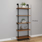 Brown Bookshelf Industrial Style Wall Mounted Bookcase for Home Office Clearhalo 'Bookcases' 'furn' 'furn_bookcases' 'Furniture' 'furniture_bookcases' 'Office Furniture' 1200x1200_98a32edc-4671-4ae6-bfef-0ac214e875cb