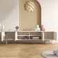 Console TV TV contemporanea console TV White TV con le porte