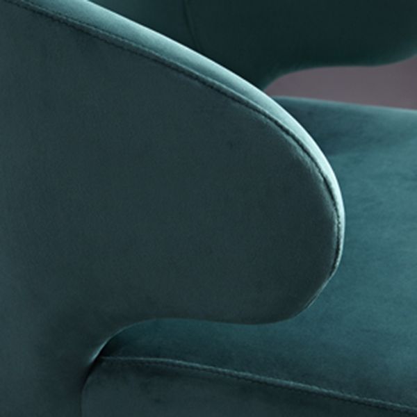 Modern Style Wingback Dining Chairs Velvet Upholstered Dining Chairs for Home Use (Set of 2) Clearhalo ' kitchen&dining_furn' 'Dining Chairs' 'Dining Tables & Seating' 'dining_chair' 'furn' 'furn_dining_chair' 'Furniture' 'furniture_dining_chair' 'Kitchen & Dining Furniture' 'kitchen' 1200x1200_98a6a3c8-08e5-4494-bc7e-da9156e79561