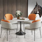 Modern Round Dining Table Set 1/2/3/4/5 Pcs Sintered Stone Dining Table and Chairs