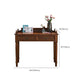 Bureau de bureau en bois de style contemporain Desk de tâche de forme rectangulaire avec 2 tiroirs pour la maison