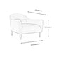 31.5"H Square Arm Linen Solid Color Scandinavian Curved Sofa Clearhalo 'furn' 'furn_sofas' 'Furniture' 'furniture_sofas' 'kitchen' 'kitchen_sofas' 'Living Room Furniture' 'Sofa' 'sofas' 1200x1200_98ab7285-58df-4aca-aa1d-6c99ad22ef73