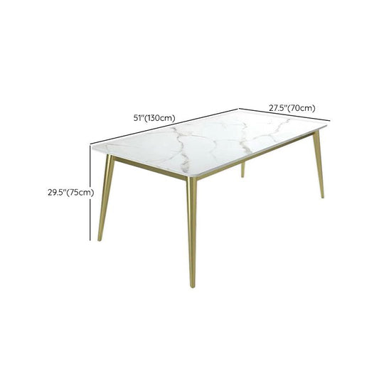 Mesa de comedor de piedra rectangular moderna 1/2/5 piezas de comedor juego para comedor