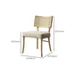 Contemporary Kitchen Dining Chairs Upholstered Chairs with Wood Base