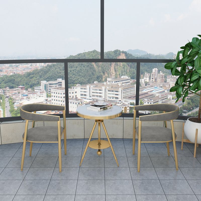 Glam Style Dining Arm Chair Upholstered Open Back Dining Chair for Indoor Clearhalo 'Dining Chairs' 'Dining Tables & Seating' 'dining_chair' 'furn' 'furn_dining_chair' 'Furniture' 'furniture_dining_chair' 'Kitchen & Dining Furniture' 1200x1200_98b4faf0-7a88-42bf-8d14-0c00b2d6db7d