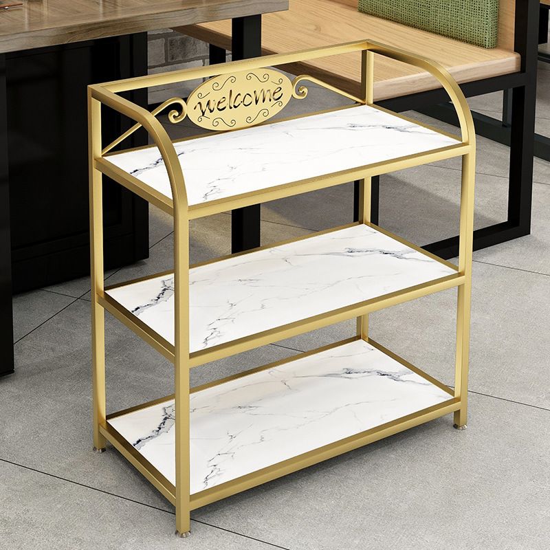 Mesa de preparación de comedor moderno 23.6 "L Mesa de preparación de almacenamiento abierto