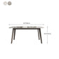 Retro Modern Rectangle Dining Site Table Stone Top 4-foot Oak Solid Wood Table Clearhalo 'Dining Tables & Seating' 'Dining Tables' 'dining_table' 'furn' 'furn_dining_table' 'Furniture' 'furniture_dining_table' 'Kitchen & Dining Furniture' 'kitchen' 'kitchen_dining_table' 1200x1200_98b9651a-1ad7-41d2-abd2-d315480e47b8