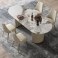 Glam Sintered Stone Top Dining Table Standard Kitchen Dining Table with Double Pedestal Bases Clearhalo ' dining_table' 'Dining Tables & Seating' 'Dining Tables' 'furn' 'furn_dining_table' 'Furniture' 'furniture_dining_table' 'Kitchen & Dining Furniture' 'kitchen&dining_furn' 'kitchen' 'kitchen_dining_table' 1200x1200_98ba677d-3dc1-48d1-924d-ecf512b1e792