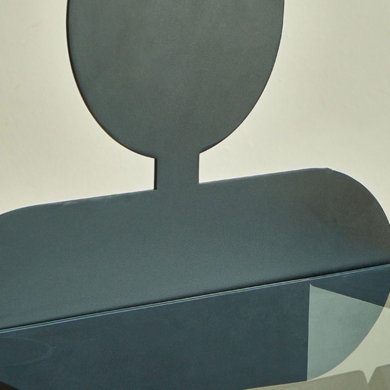 18.90" Wide Contemporary Corner Table Glass Clear Accent Side Table Clearhalo 'Coffee & Accent Tables' 'End & Side Tables' 'end_side_tables' 'furn' 'furn_end_side_tables' 'Furniture' 'Living Room Furniture' 1200x1200_98bc01ad-a20f-4b9d-bed4-a4d19bbceb30