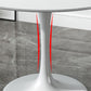 Minimalist White and Black Round Table with Tulip Style for 4 Person Clearhalo 'Dining Tables & Seating' 'Dining Tables' 'dining_table' 'furn' 'furn_dining_table' 'Furniture' 'Kitchen & Dining Furniture' 1200x1200_98bee30e-aeab-4764-8c3e-0308474d76f5
