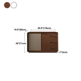 Simplicity Wood 28-inch Height Sideboard Rattan Doors Cupboard for Living Room Clearhalo 'buffet_sideboard' 'Buffets & Sideboards' 'furn' 'furn_buffet_sideboard' 'Furniture' 'Kitchen & Dining Furniture' 1200x1200_98bfd33e-2de0-482b-ab23-2d5d51cf0999