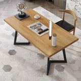 Industrial Style Office Desk Solid Wood Rectangular Home Desk Clearhalo 'furn' 'furn_office_desk' 'Furniture' 'furniture_office_desk' 'Office Desks' 'Office Furniture' 'office_desk' 1200x1200_98c1b1b7-65b6-40d0-93ff-f832886dc521