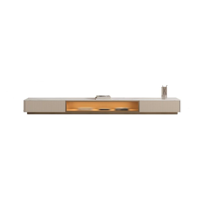Stone TV Media Console Contemporary TV Console with 2 Drawers Clearhalo 'furn' 'furn_tv_stands_entertainment_centers' 'Furniture' 'Living Room Furniture' 'TV Stands & Entertainment Centers' 'TV Stands & Media Storage Furniture' 'tv_stands_entertainment_centers' 1200x1200_98c2238a-31ff-471a-8e1f-2ffa6a013536