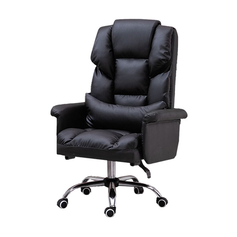 High Back Office Chair Faux Leather Upholstered Managers Chair Clearhalo 'furn' 'furn_office_chair' 'Furniture' 'Office Chairs' 'Office Furniture' 'office_chair' 1200x1200_98c3079f-6bfc-4670-88ab-1f718172073c