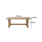 Modern Dining Set Rectangular Natural 1/4/5 Pieces Trestle Dinette Set