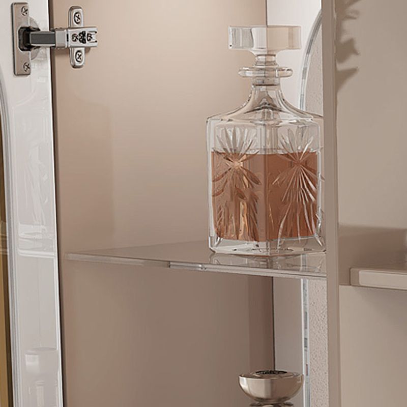 Contemporary Wooden Cabinet Solid Color Accent Cabinet with Drawer and Door Clearhalo 'Cabinets & Chests' 'cabinets_chests' 'furn' 'furn_cabinets_chests' 'Furniture' 'Living Room Furniture' 1200x1200_98c68bd2-f80c-42c2-bb4d-ccc5ac0ddb68