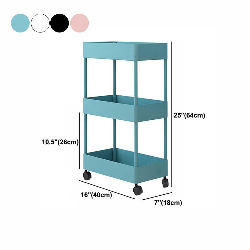 Contemporary Style Bookshelf Home Office Bookcase with Casters Clearhalo 'Bookcases' 'furn' 'furn_bookcases' 'Furniture' 'furniture_bookcases' 'kitchen' 'kitchen_bookcases' 'Living Room Furniture' 'Office Furniture' 1200x1200_98c6eed7-5e40-4ede-8e48-3ee93554f158