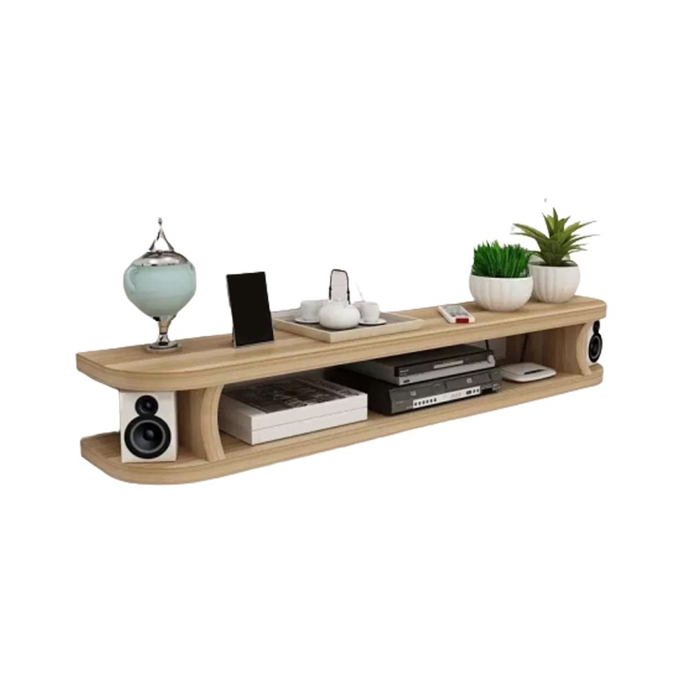 Contemporary TV Media Stand Wall-mounted Wood TV Console with Open Shelving Clearhalo 'furn' 'furn_tv_stands_entertainment_centers' 'Furniture' 'Living Room Furniture' 'TV Stands & Entertainment Centers' 'TV Stands & Media Storage Furniture' 'tv_stands_entertainment_centers' 1200x1200_98c797e4-c9f1-4fd5-8651-ce1c22f1da08