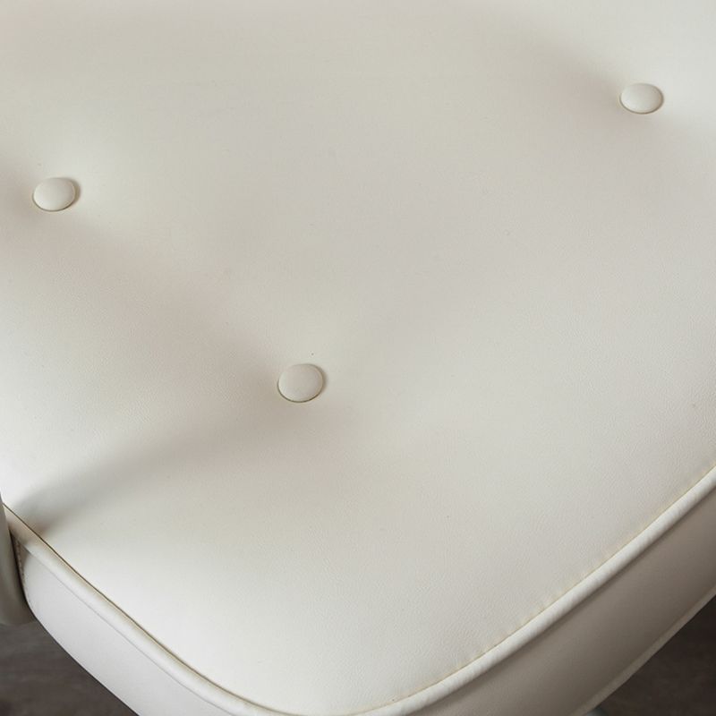 23"W Contemporary Office Chair White Swivel Upholstered Desk Chair Clearhalo 'furn' 'furn_office_chair' 'Furniture' 'Office Chairs' 'Office Furniture' 'office_chair' 1200x1200_98c85854-fc6e-47d4-9448-2517af3d12ef