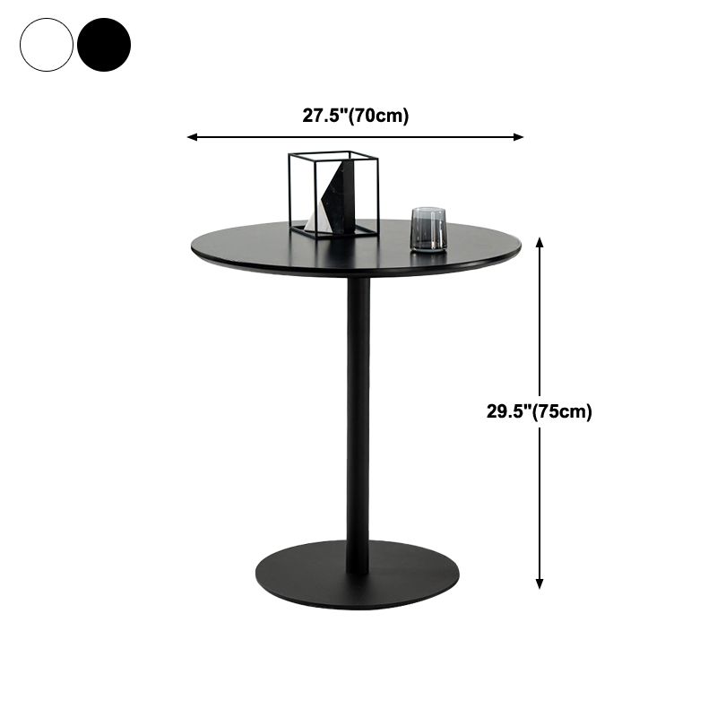 Round Pedestal Dinette Table Simplicity Style Dining Site Table for Home Use Clearhalo ' dining_table' 'Dining Tables & Seating' 'Dining Tables' 'furn' 'furn_dining_table' 'Furniture' 'furniture_dining_table' 'Kitchen & Dining Furniture' 'kitchen&dining_furn' 'kitchen' 'kitchen_dining_table' 1200x1200_98ca10c2-299e-456f-8ea5-17a9e1c2c6cf