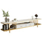 Glam Style TV Stand Open Storage TV Stand Console with 2-Drawer Clearhalo 'furn' 'furn_tv_stands_entertainment_centers' 'Furniture' 'Living Room Furniture' 'TV Stands & Entertainment Centers' 'TV Stands & Media Storage Furniture' 'tv_stands_entertainment_centers' 1200x1200_98ca4950-d434-4b9d-889c-ef9c52d1023f