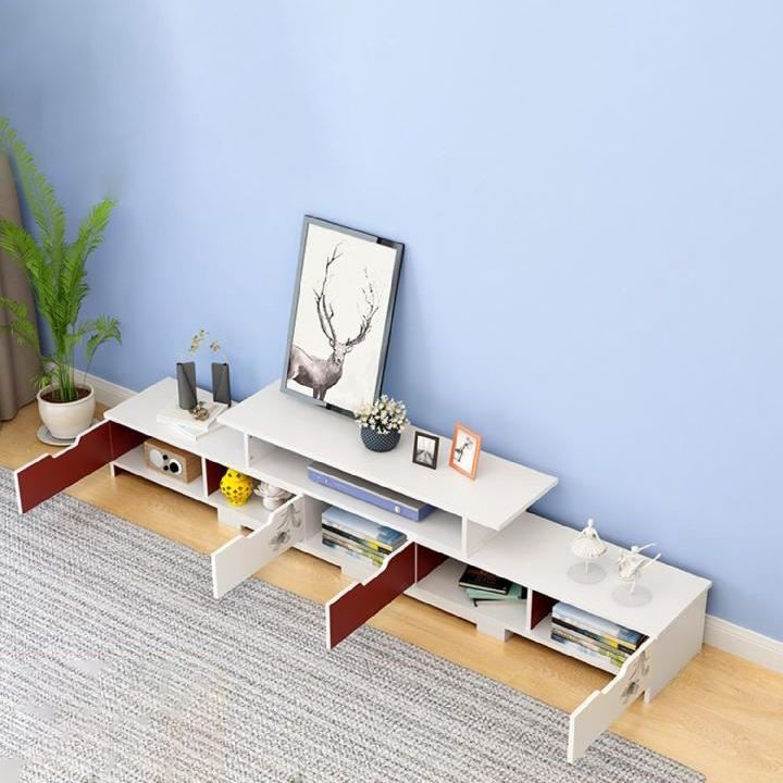 スカンジナビアのテレビメディアスタンドエンジニアリングウッドテレビスタンドコンソール