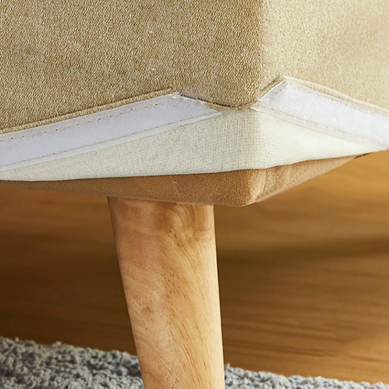 Linen Modern Standard Sofa Loose Back 33"W Square Arm Sofa Sofa Clearhalo 'furn' 'furn_sofas' 'Furniture' 'furniture_sofas' 'Living Room Furniture' 'Sofa' 'sofas' 1200x1200_98cbd71e-2594-4d6a-8e4d-f56e9e4279a8