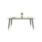 Sintered Stone Top Dining Table Metal Base Table for Dining Room Clearhalo 'Dining Tables & Seating' 'Dining Tables' 'dining_table' 'furn' 'furn_dining_table' 'Furniture' 'Kitchen & Dining Furniture' 1200x1200_98cd6f75-93ee-4bb6-a6f4-828cfd4c9474
