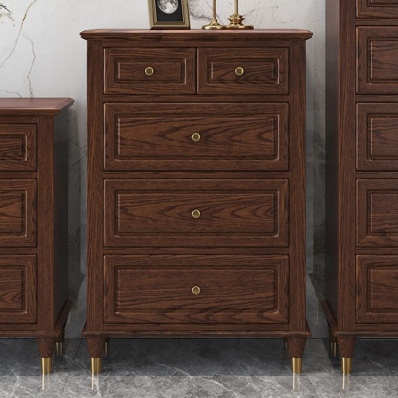 Slaapkamer verticale opbergkist glamour houten borst met laden