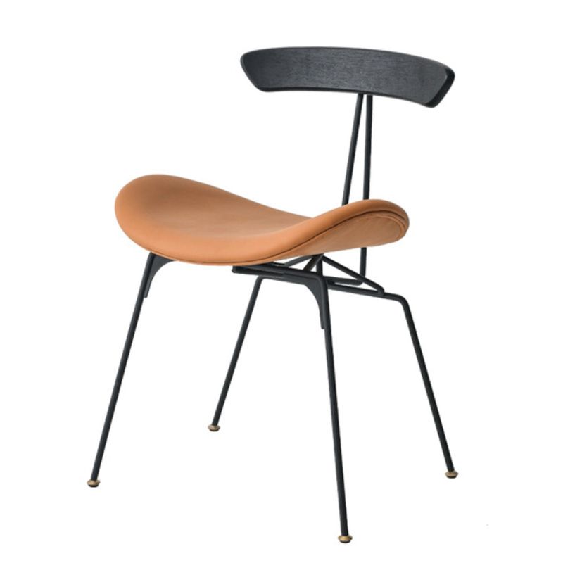 Black Iron Legs Dining Chairs Industrial Armless Dining Side Chair Clearhalo 'Dining Chairs' 'Dining Tables & Seating' 'dining_chair' 'furn' 'furn_dining_chair' 'Furniture' 'Kitchen & Dining Furniture' 1200x1200_98d052f0-9115-4d90-b39e-e07684b325f0