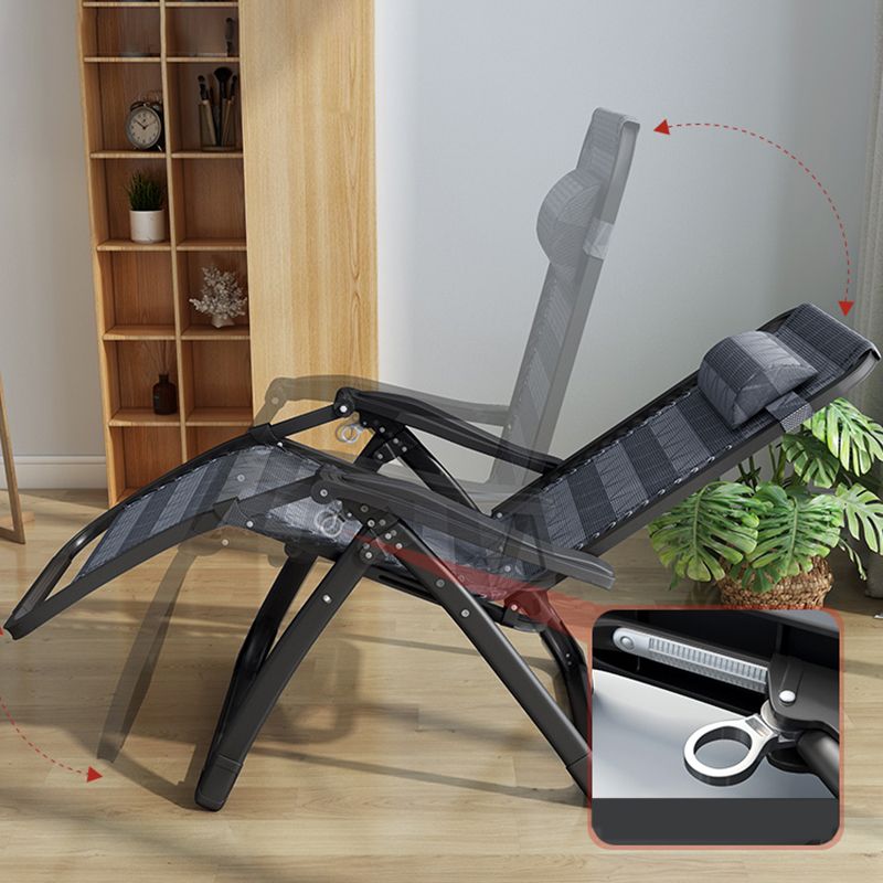 Recliner in stile contemporaneo Posizionabile sedile pieghevole blocco reclinabile in metallo