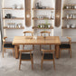 Modern 1/4/7 Pieces Rectangle Dining Table Set Simple Pine Wood Dinette Set Clearhalo 'Dining Room Sets' 'Dining Tables & Seating' 'dining_room_set' 'furn' 'furn_dining_room_set' 'Furniture' 'furniture_dining_room_set' 'Kitchen & Dining Furniture' 'kitchen&dining_furn' 'kitchen' 1200x1200_98d1add2-1d65-4163-90d7-8a25207e534b
