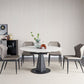 Extendable Round Dining Table Modern Sintered Stone Table with Metal Pedestal Base Clearhalo ' dining_table' 'Dining Tables & Seating' 'Dining Tables' 'furn' 'furn_dining_table' 'Furniture' 'furniture_dining_table' 'Kitchen & Dining Furniture' 'kitchen&dining_furn' 'kitchen' 'kitchen_dining_table' 1200x1200_98d2781e-a754-459c-ad70-1d9fbe52f865