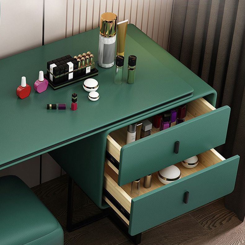 Stile glam in stile 2-disegno a colori solidi tavolo da toeletta per trucco per trucco