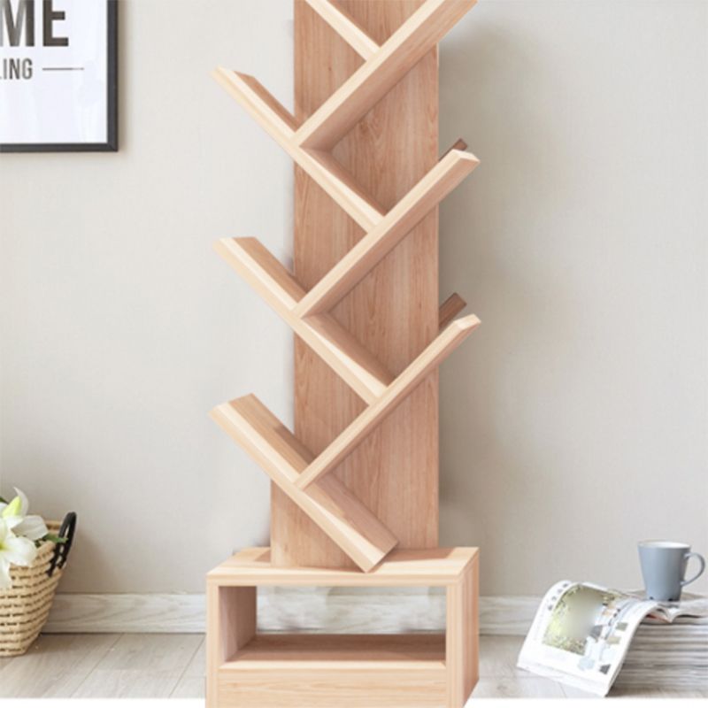 Scandinavische boekenplank Standaard Engineered Wood Gesloten Back -boekenkast