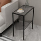 Modern Glass Top Night Table Open Storage 1-Shelf 23 Inch H Nightstand Clearhalo 'Bedroom Furniture' 'furn' 'furn_night_stand' 'Furniture' 'night_stand' 'Nightstands' 1200x1200_98db8a47-87bf-49ff-80ac-778e3f4b0718