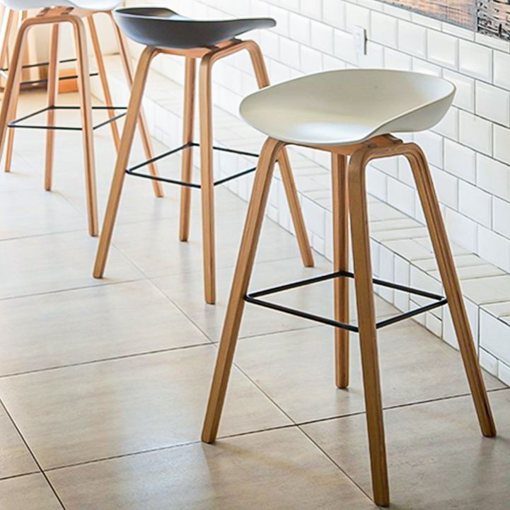 Scandinavian Style Bar-stool Bucket PP Seat Counter Stool for Kitchen Bar Clearhalo 'Bar Furniture' 'Bar Stools' 'bar_stools' 'furn' 'furn_bar_stools' 'furniture_bar_stools' 'Kitchen & Dining Furniture' 'kitchen&dining_furn' 'kitchen' 'kitchen_furn' Furniture' 1200x1200_98dce4b3-8519-496e-afee-aa9dc331b3cc