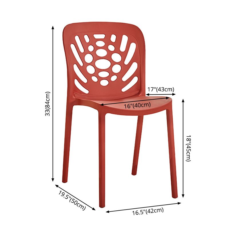 Glam Style Plastic Stackable Side Chair Matte Finish Dining Chair for Home Use Clearhalo ' kitchen&dining_furn' 'Dining Chairs' 'Dining Tables & Seating' 'dining_chair' 'furn' 'furn_dining_chair' 'Furniture' 'furniture_dining_chair' 'Kitchen & Dining Furniture' 'kitchen' 1200x1200_98df295f-2a9a-4cf2-8ec1-f87afda5b46a