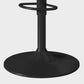 Saddle Seat Adjustable Height Swivel Armless Bar Stool with Footrest