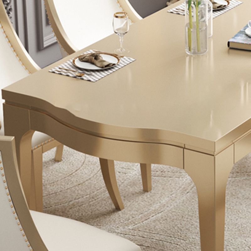 Mobili moderni di metà secolo 1/2/5/7 pezzi rotondi in legno massiccio set in marrone