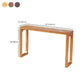 12 inch Wide Accent Table Mid-Century Modern Rectangle Console Table for Hall