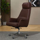 Moderner Leather Executive Chair Verstellbarer schwenkbarer Ergonomic Office Stuhl