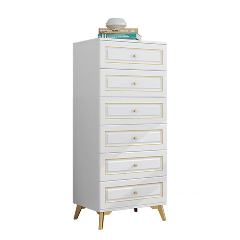 Cómoda de almacenamiento de dormitorio contemporánea Cómoda vertical de madera con cajones