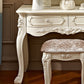 Desk tocador de maquillaje victoriano escritorio de madera de maquillaje con cajón