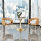 Round Tulip Base Glam Dining Table White Fixed Table of Sintered Stone Clearhalo ' dining_table' 'Dining Tables & Seating' 'Dining Tables' 'furn' 'furn_dining_table' 'Furniture' 'furniture_dining_table' 'Kitchen & Dining Furniture' 'kitchen&dining_furn' 'kitchen' 'kitchen_dining_table' 1200x1200_98efbe4c-3e55-42ea-a12a-a658c02f2d60