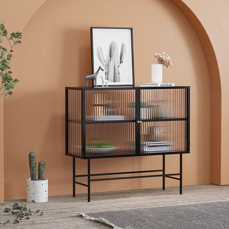 Glass Door Display Cabinet Multi-shelf Storage Cabinet for Living Room Clearhalo 'Display & China Cabinets' 'display_china_cabinets' 'furn' 'furn_display_china_cabinets' 'Furniture' 'Kitchen & Dining Furniture' 1200x1200_98f014ee-e77c-4c2f-8839-1aa0d93059ff