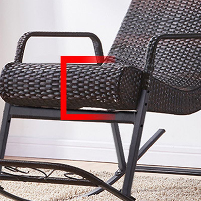 Chaise à bascule de roteur de style moderne chaise à bascule intérieure pour pause