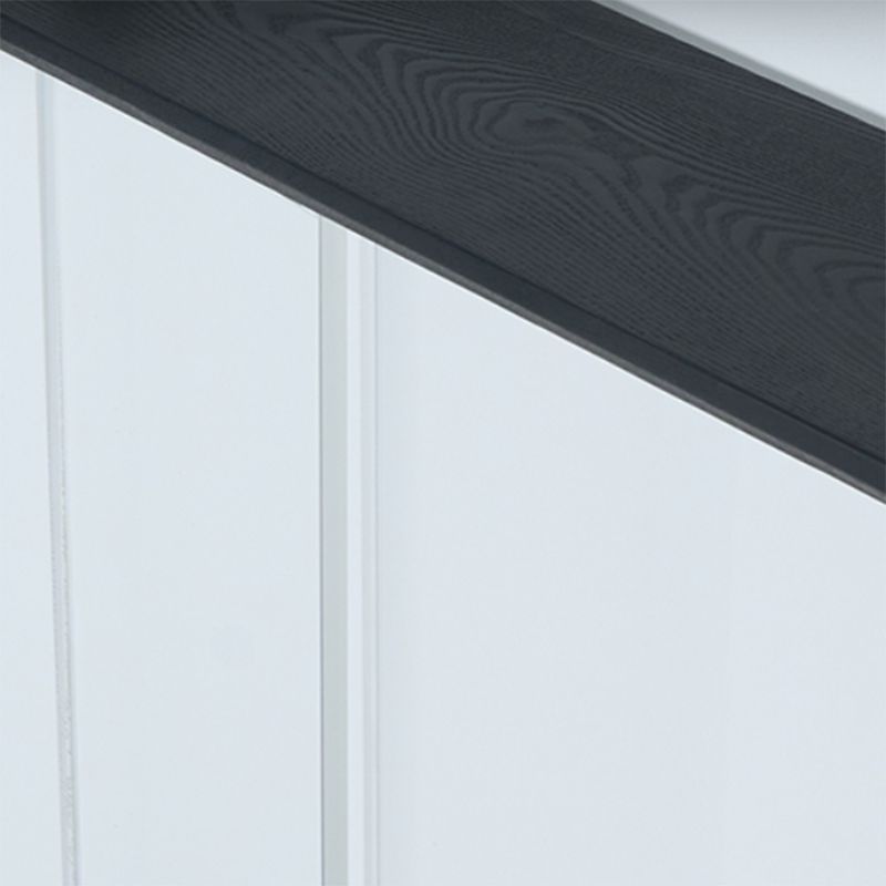 Contemporary Ash Console Accent Table with Rectangle Top for Hall